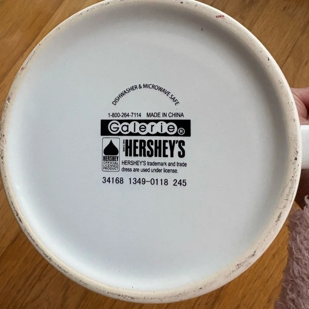 Jumbo Hersheys Chocolate Jumbo Coffee Cocoa Mug 28 ounces